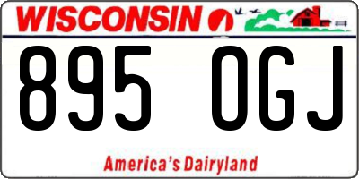 WI license plate 895OGJ