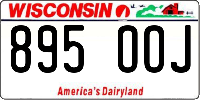 WI license plate 895OOJ