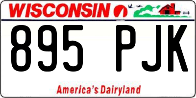 WI license plate 895PJK