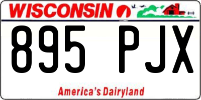 WI license plate 895PJX