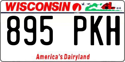 WI license plate 895PKH