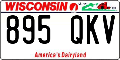 WI license plate 895QKV
