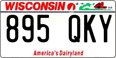 WI license plate 895QKY