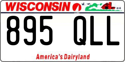 WI license plate 895QLL