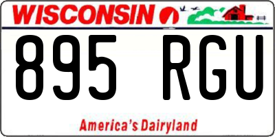 WI license plate 895RGU