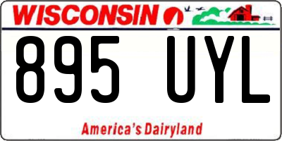 WI license plate 895UYL