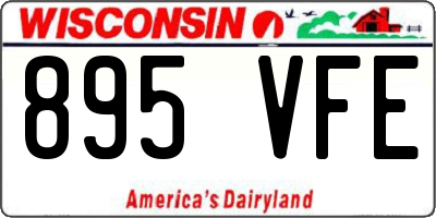 WI license plate 895VFE