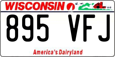 WI license plate 895VFJ