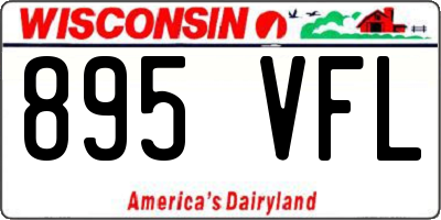 WI license plate 895VFL