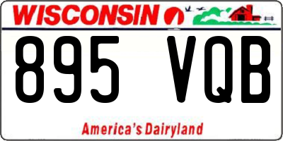 WI license plate 895VQB