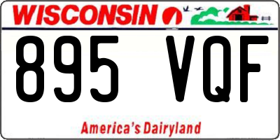 WI license plate 895VQF