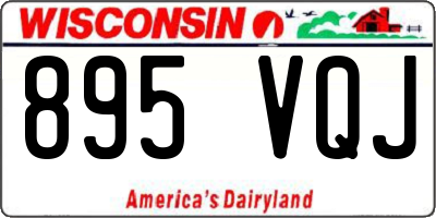 WI license plate 895VQJ