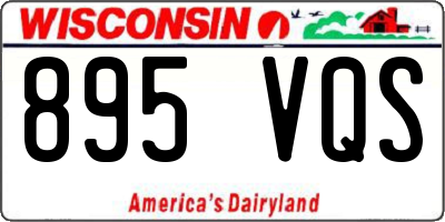WI license plate 895VQS