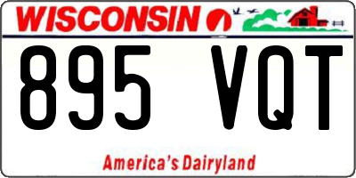 WI license plate 895VQT
