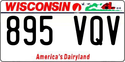 WI license plate 895VQV