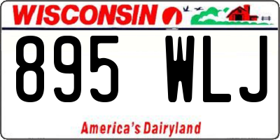 WI license plate 895WLJ