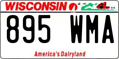 WI license plate 895WMA