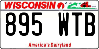 WI license plate 895WTB