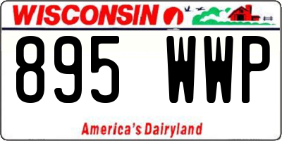 WI license plate 895WWP