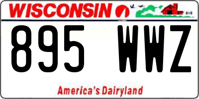 WI license plate 895WWZ