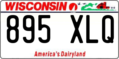 WI license plate 895XLQ