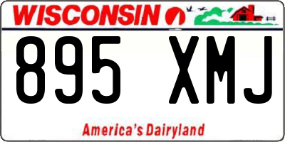 WI license plate 895XMJ