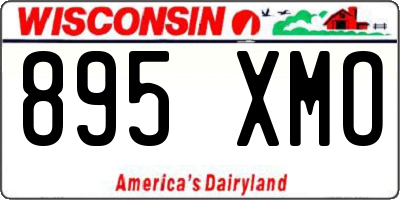 WI license plate 895XMO