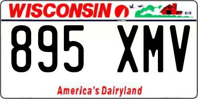 WI license plate 895XMV