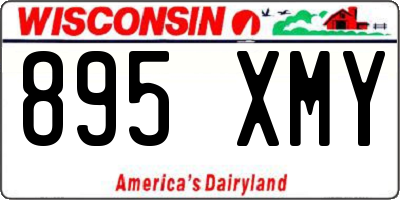 WI license plate 895XMY