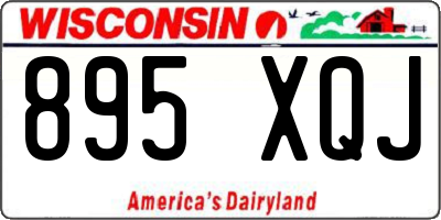 WI license plate 895XQJ