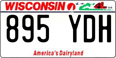 WI license plate 895YDH