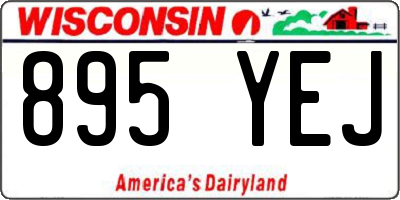 WI license plate 895YEJ