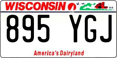 WI license plate 895YGJ