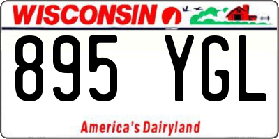 WI license plate 895YGL
