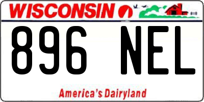 WI license plate 896NEL