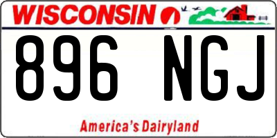 WI license plate 896NGJ