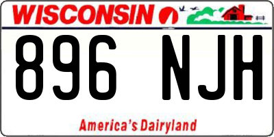WI license plate 896NJH