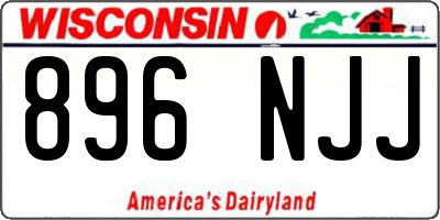 WI license plate 896NJJ