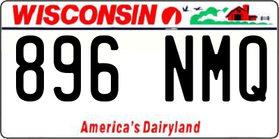 WI license plate 896NMQ