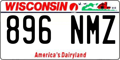 WI license plate 896NMZ