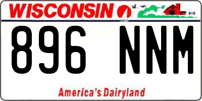 WI license plate 896NNM