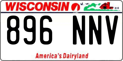 WI license plate 896NNV
