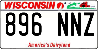 WI license plate 896NNZ