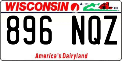 WI license plate 896NQZ