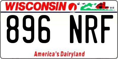 WI license plate 896NRF