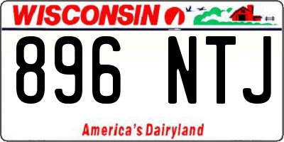 WI license plate 896NTJ