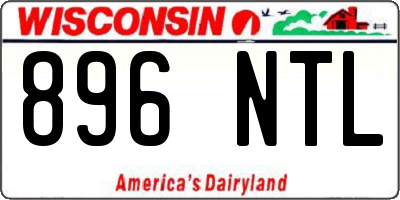 WI license plate 896NTL