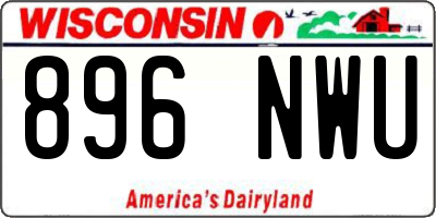 WI license plate 896NWU