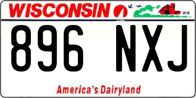 WI license plate 896NXJ