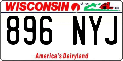 WI license plate 896NYJ